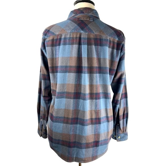 Legendary Whitetails Plaid Flannel Button down Shirt, Men's Size Large - Picture 5 of 15